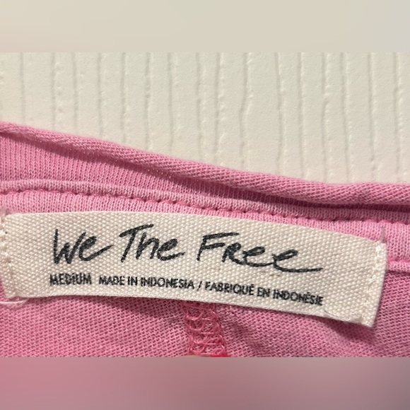 We The Free Pink Short Sleeve Tee - Picture 3 of 5